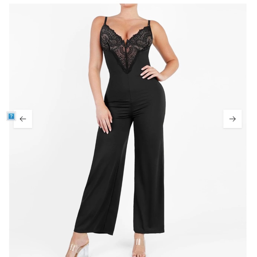 Elegant Black Lace Jumpsuit